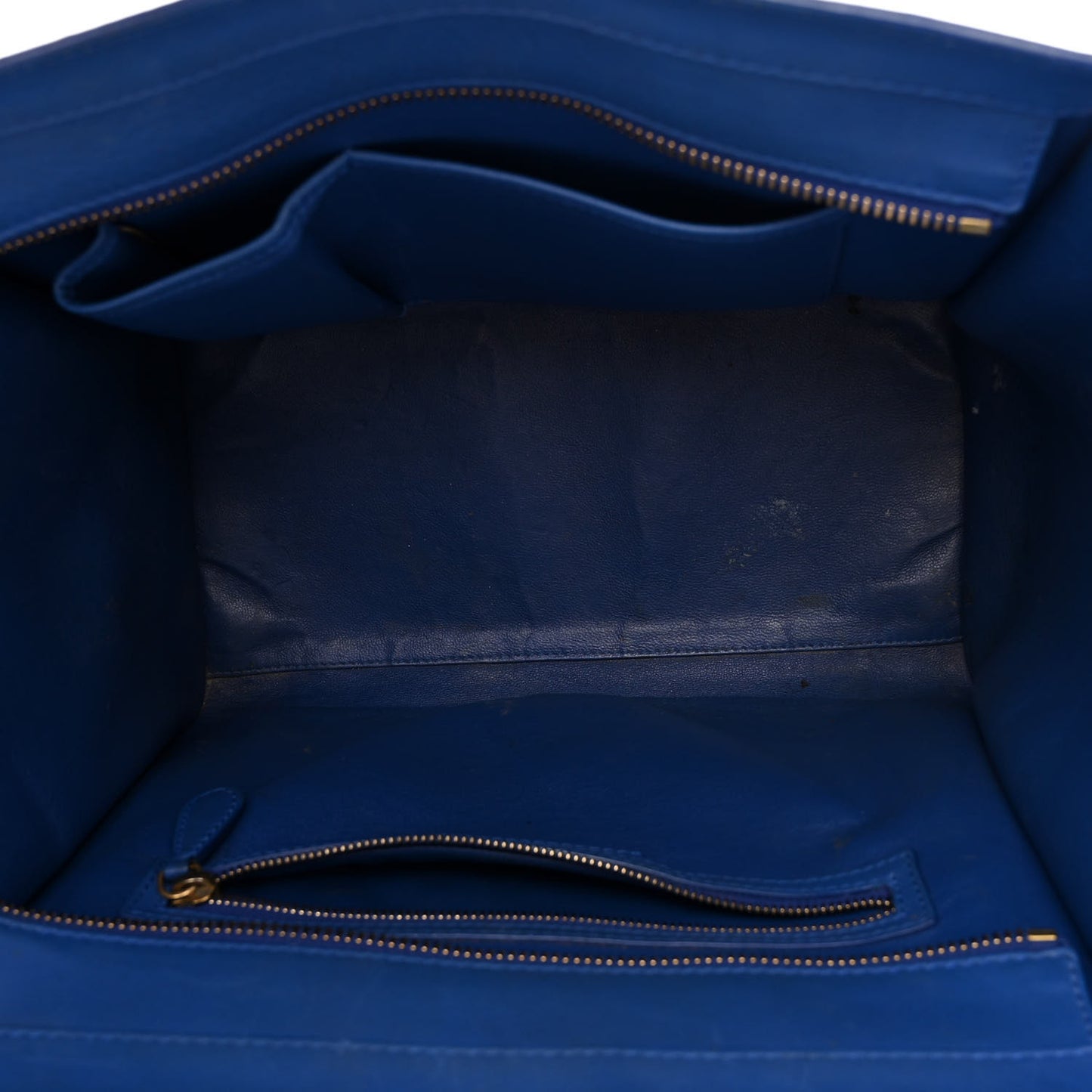 Smooth Calfskin Mini Luggage Royal Blue