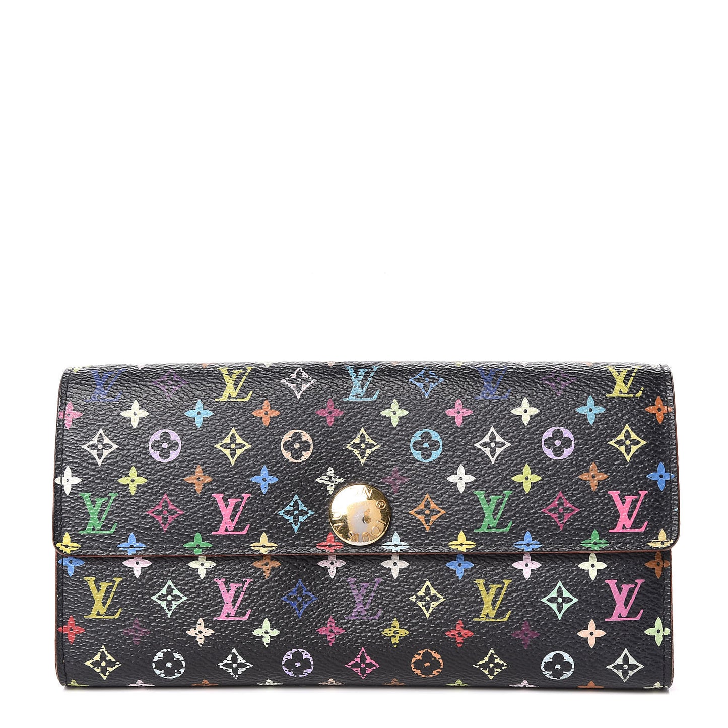 Monogram Multicolor Sarah Wallet Black Grenade