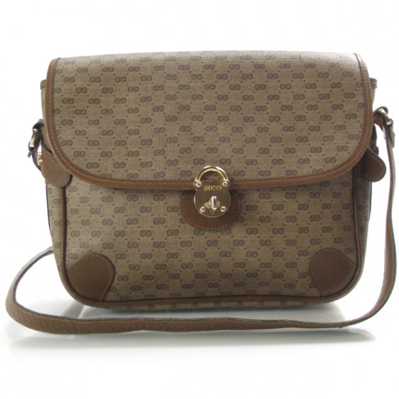 Gucci Monogram Shoulder Bag Brown 1 of 13