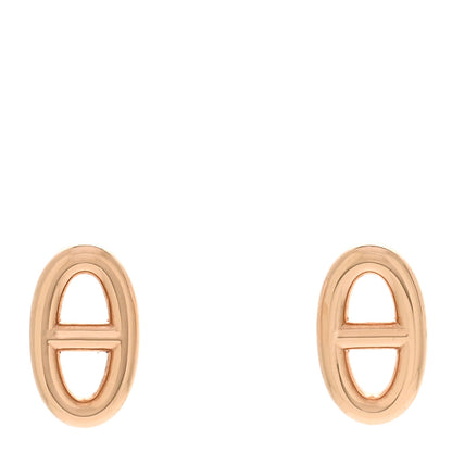 Hermes 18K Rose Gold TPM Farandole Stud Earrings 1 of 5