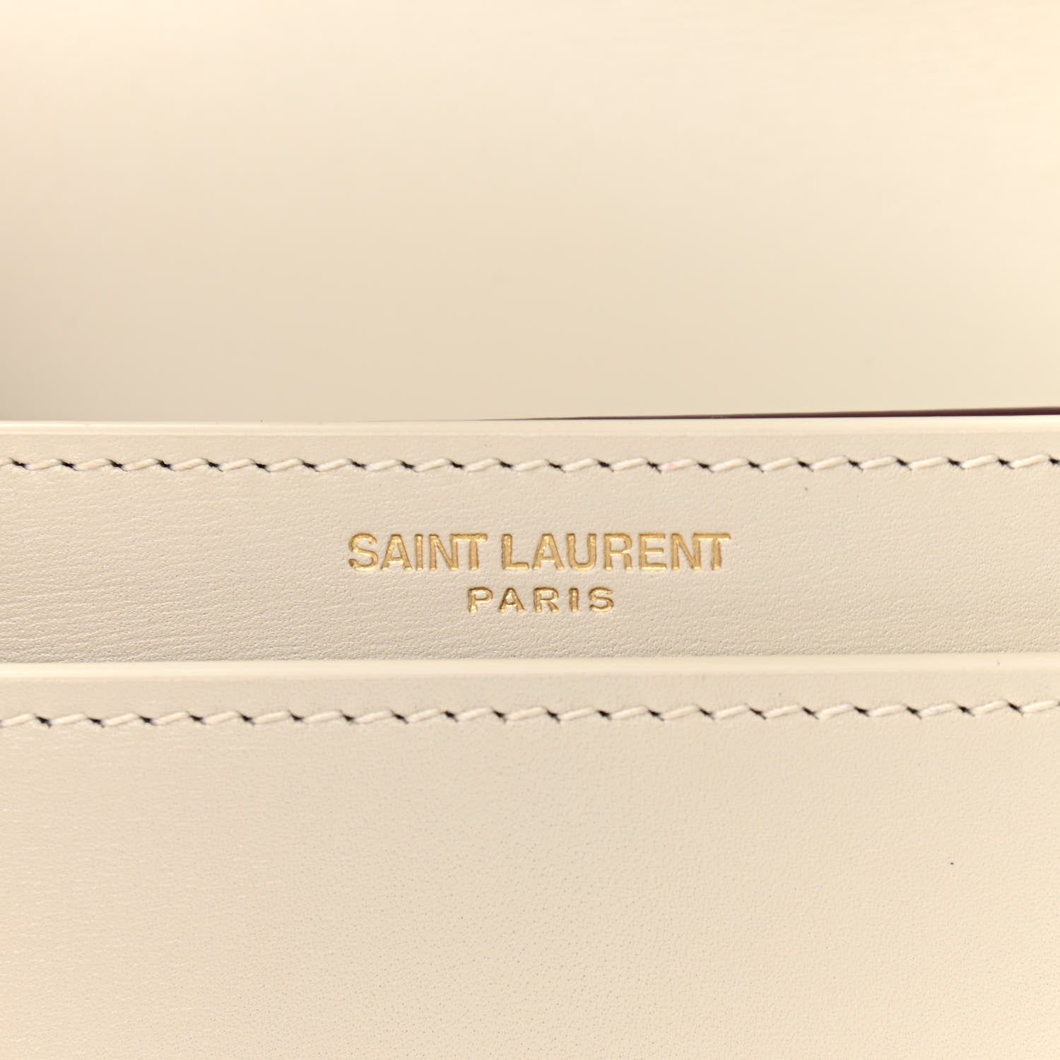 Saint Laurent Calfskin Monogram Cassandra Clasp Bag Porcellana 7 of 14