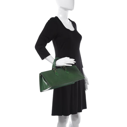 Louis Vuitton Epi Sac Triangle Green 2 of 21
