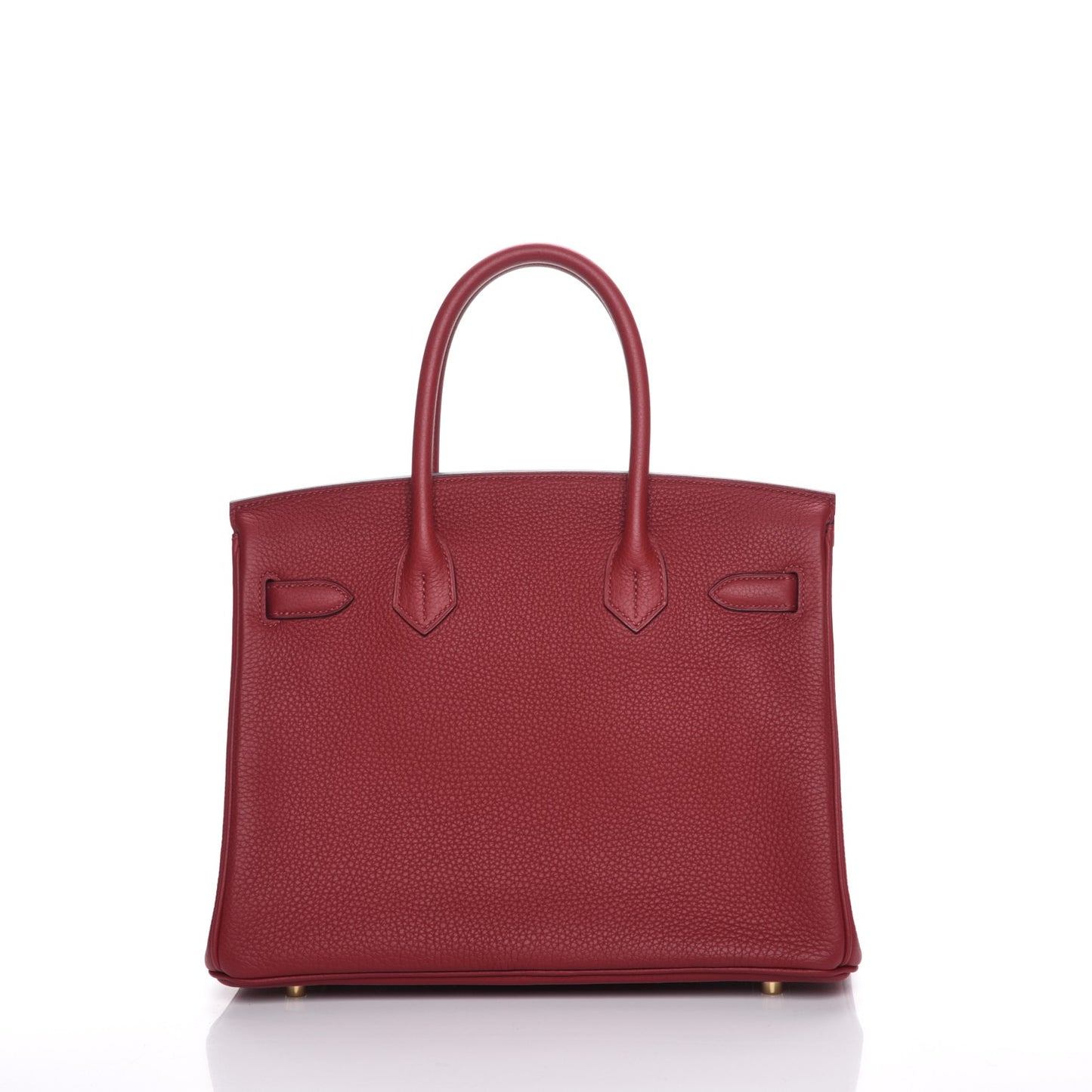 Taurillon Clemence Birkin 30 Rouge Grenat