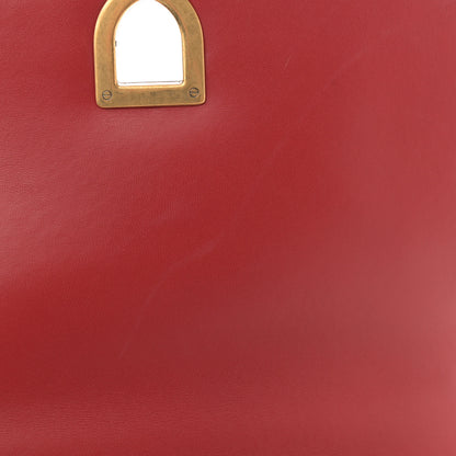 Christian Dior Calfskin Studded Medium Diorama Flap Bag Red 12 of 13