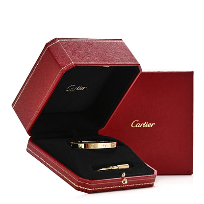 Cartier 18K Yellow Gold LOVE Bracelet 17 6 of 6