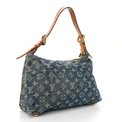 Louis Vuitton Monogram Denim Baggy PM Blue 3 of 10