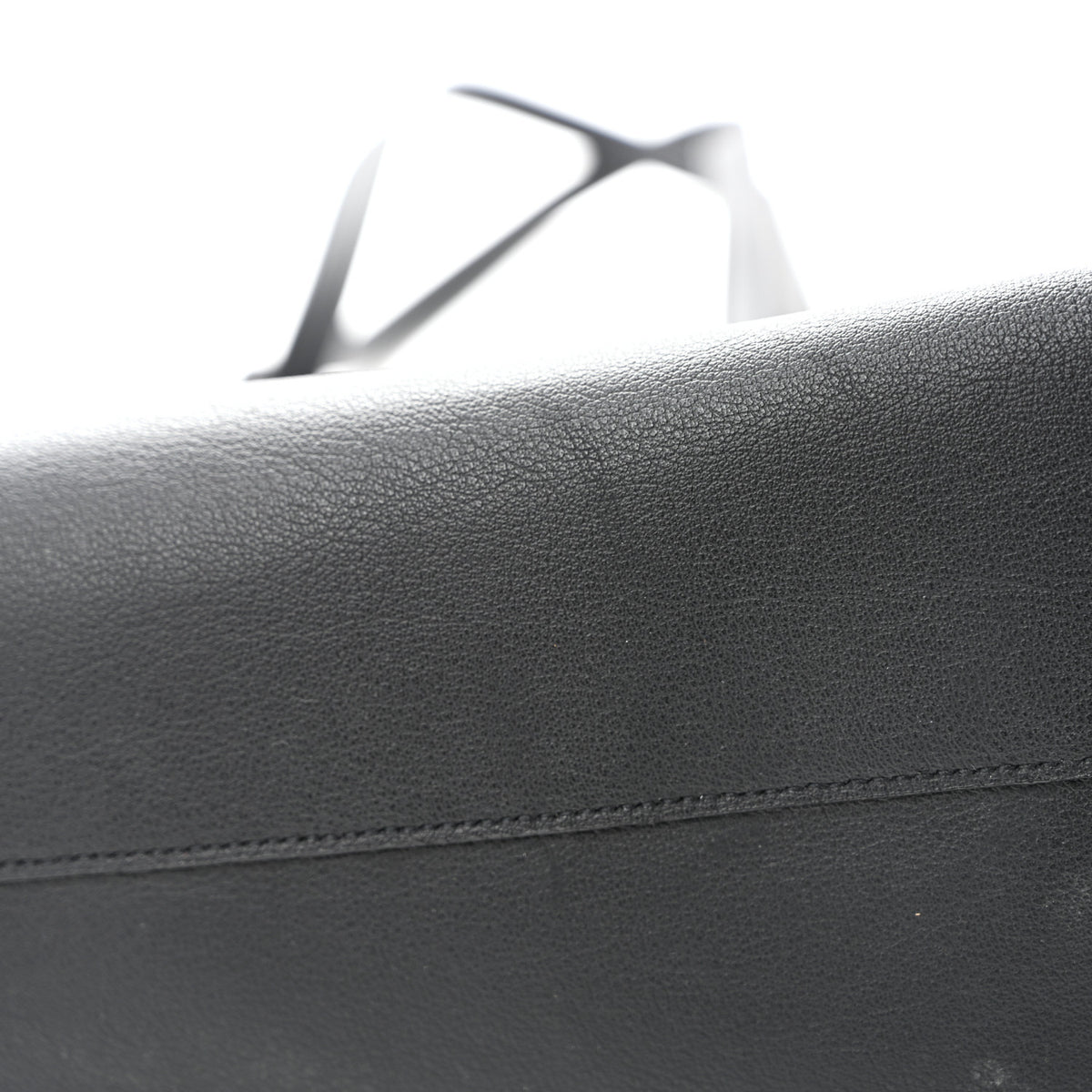 Saint Laurent Calfskin Large Shopping Tote Black 13 of 15