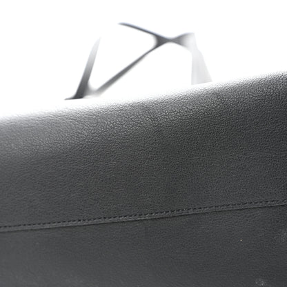 Saint Laurent Calfskin Large Shopping Tote Black 13 of 15