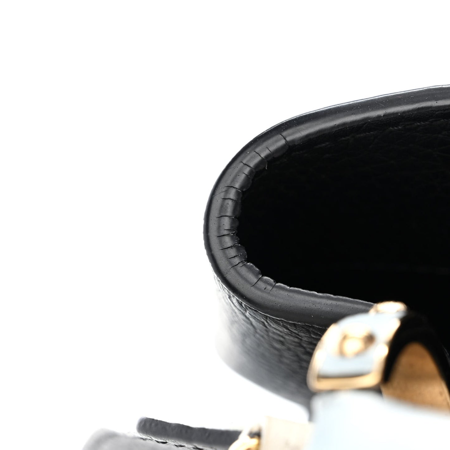 Taurillon Capucines MM Black Blue White
