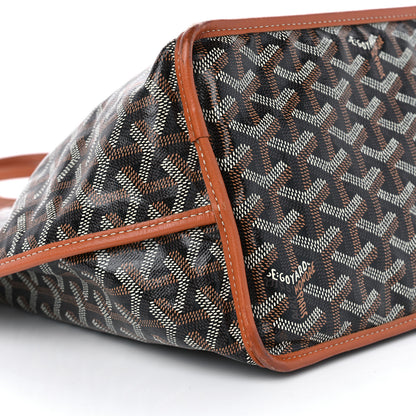Goyard Goyardine Reversible Anjou PM Black Gold 10 of 20