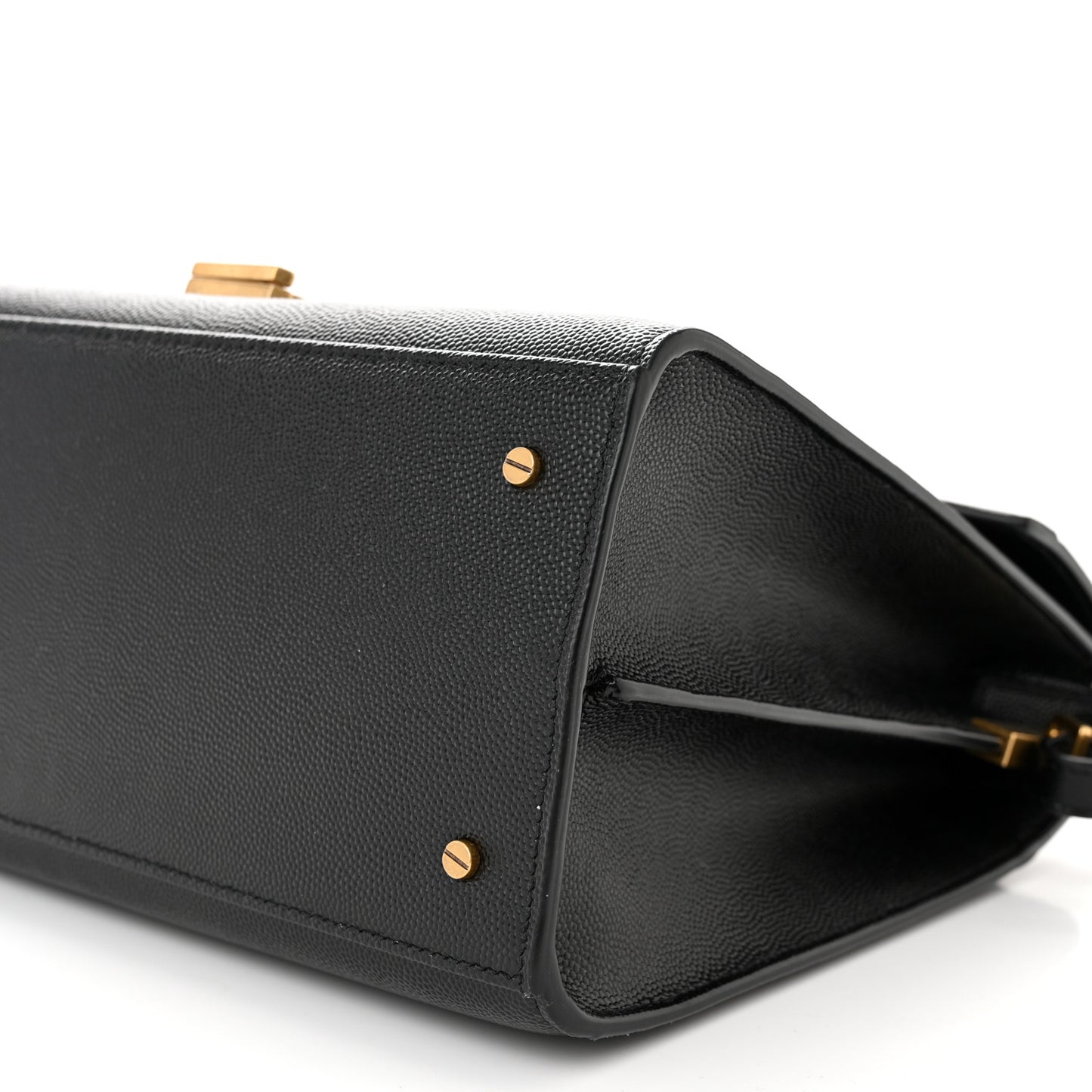 Grain de Poudre Medium Classic Monogram Cassandra Top Handle Black