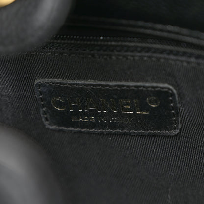 Chanel Caviar Quilted Petit Shopping Tote PST Black 6 of 10