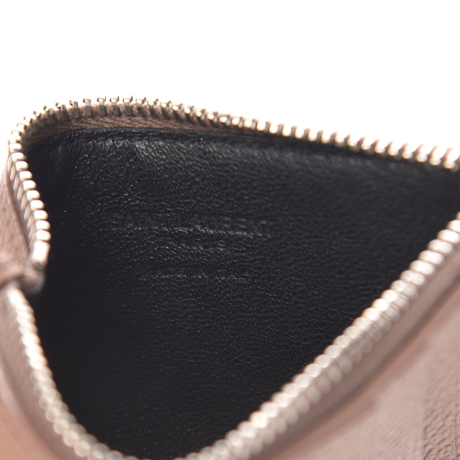 Saint Laurent Grained Calfskin 5 Fragments Zip Pouch Card Holder Fard 6 of 8