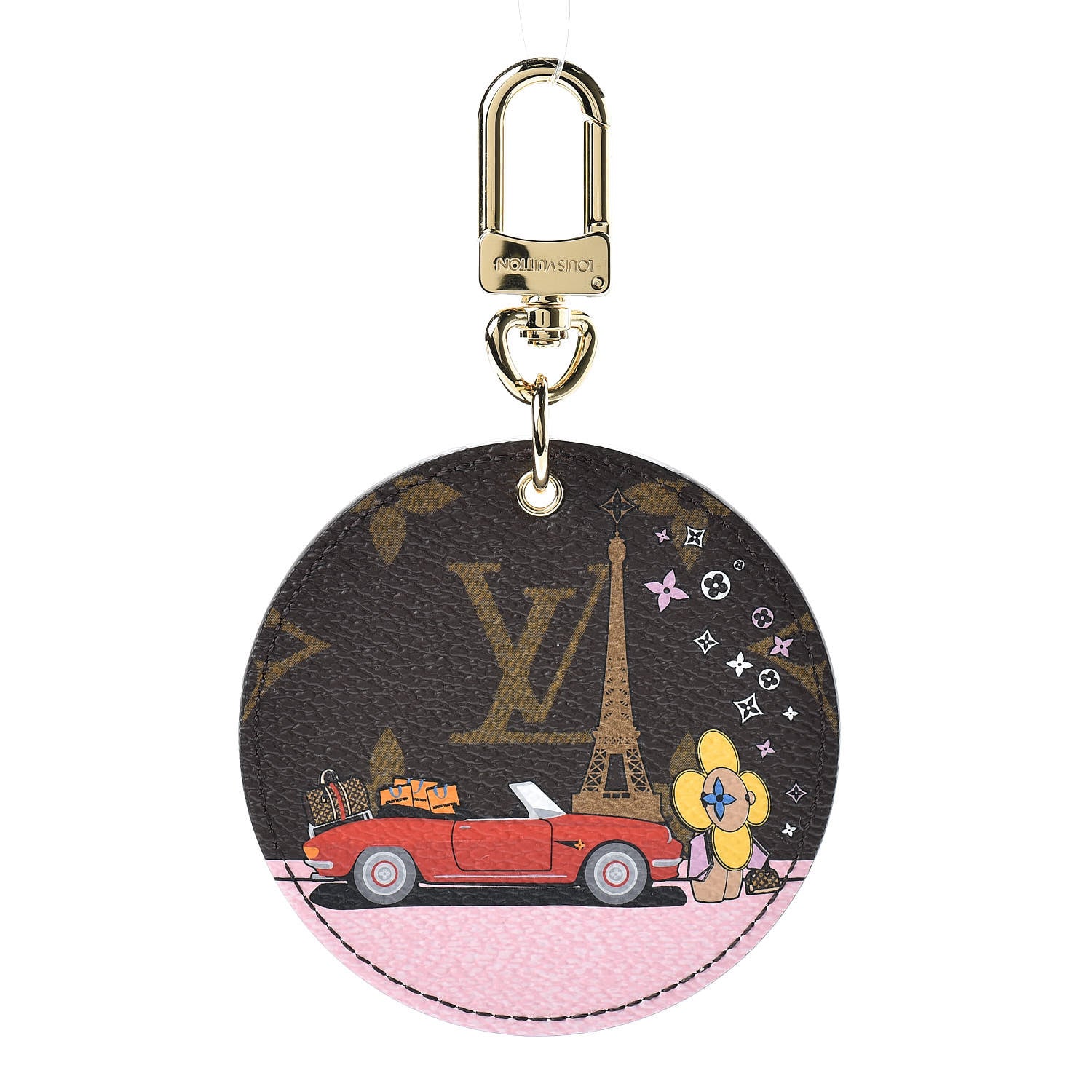 Louis Vuitton Monogram 2019 Christmas Animation Paris Bag Charm Key Ring 1 of 4