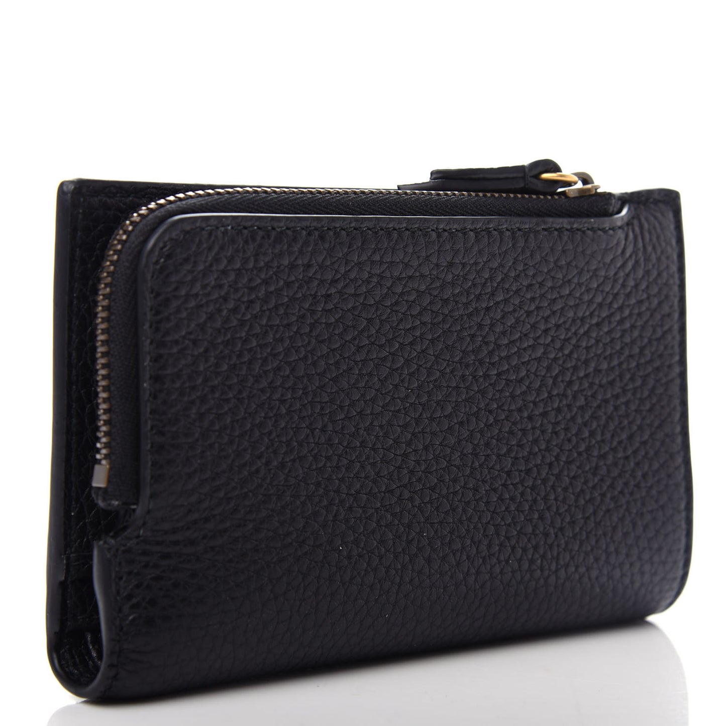 Calfskin Cellarius Blind For Bi-Fold Wallet Black