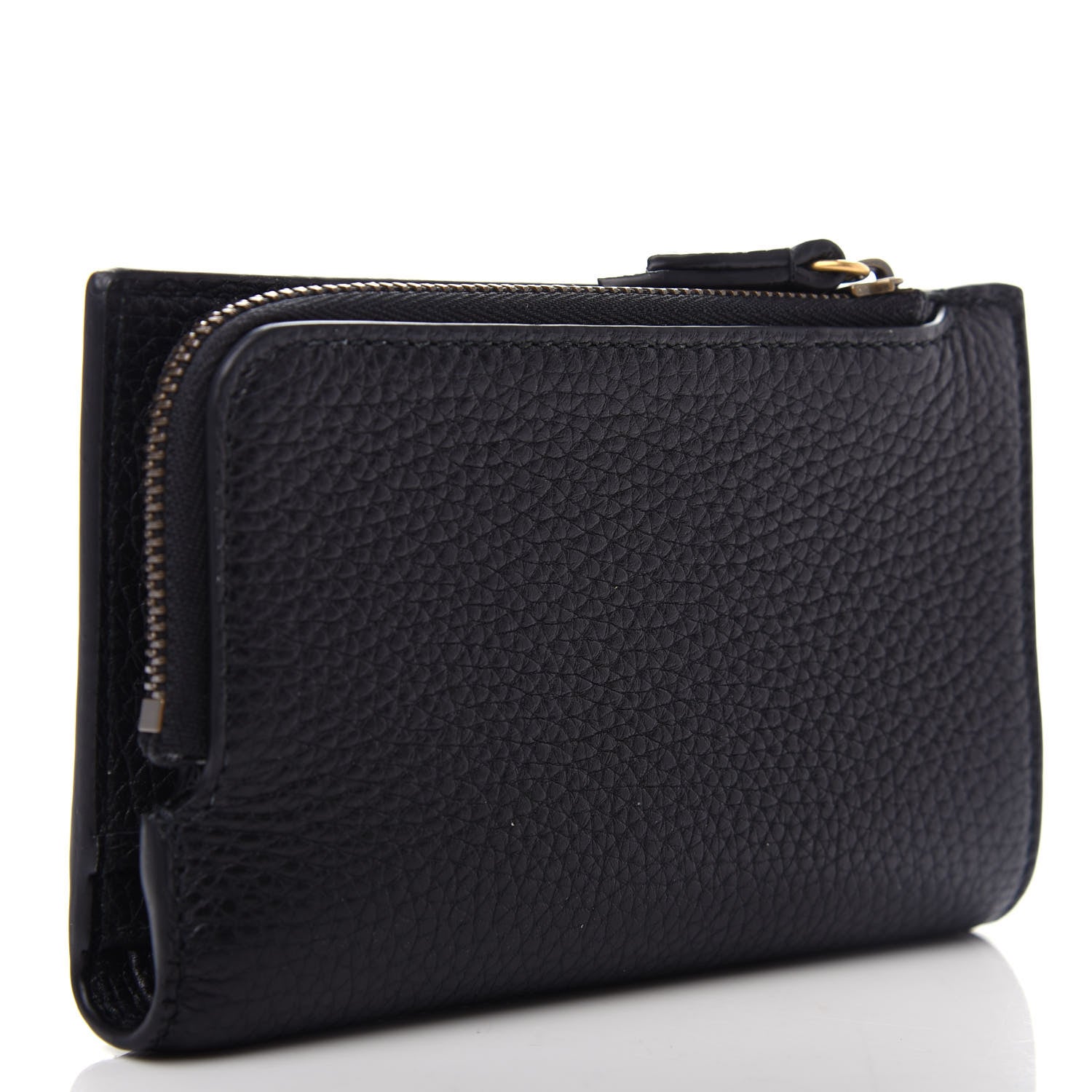 Gucci Calfskin Cellarius Blind For Bi-Fold Wallet Black 3 of 7
