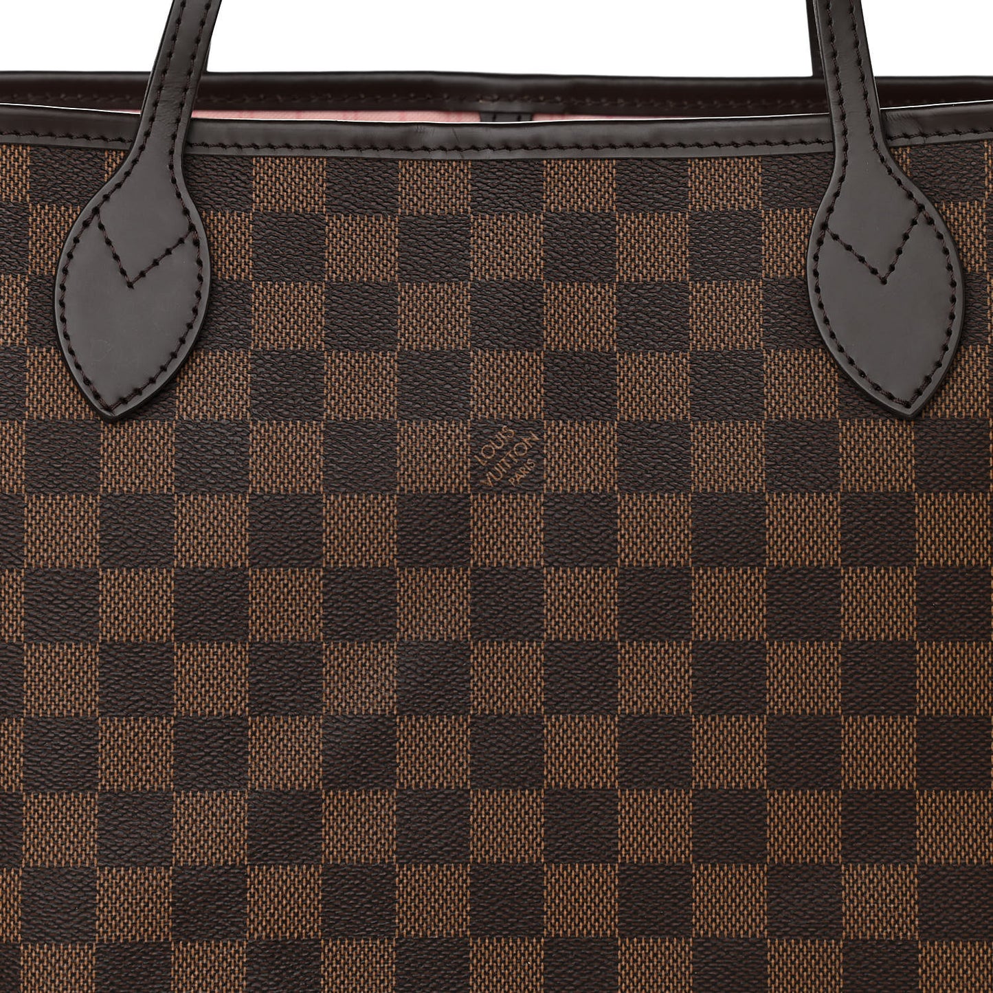 Damier Ebene Neo Neverfull MM Rose Ballerine