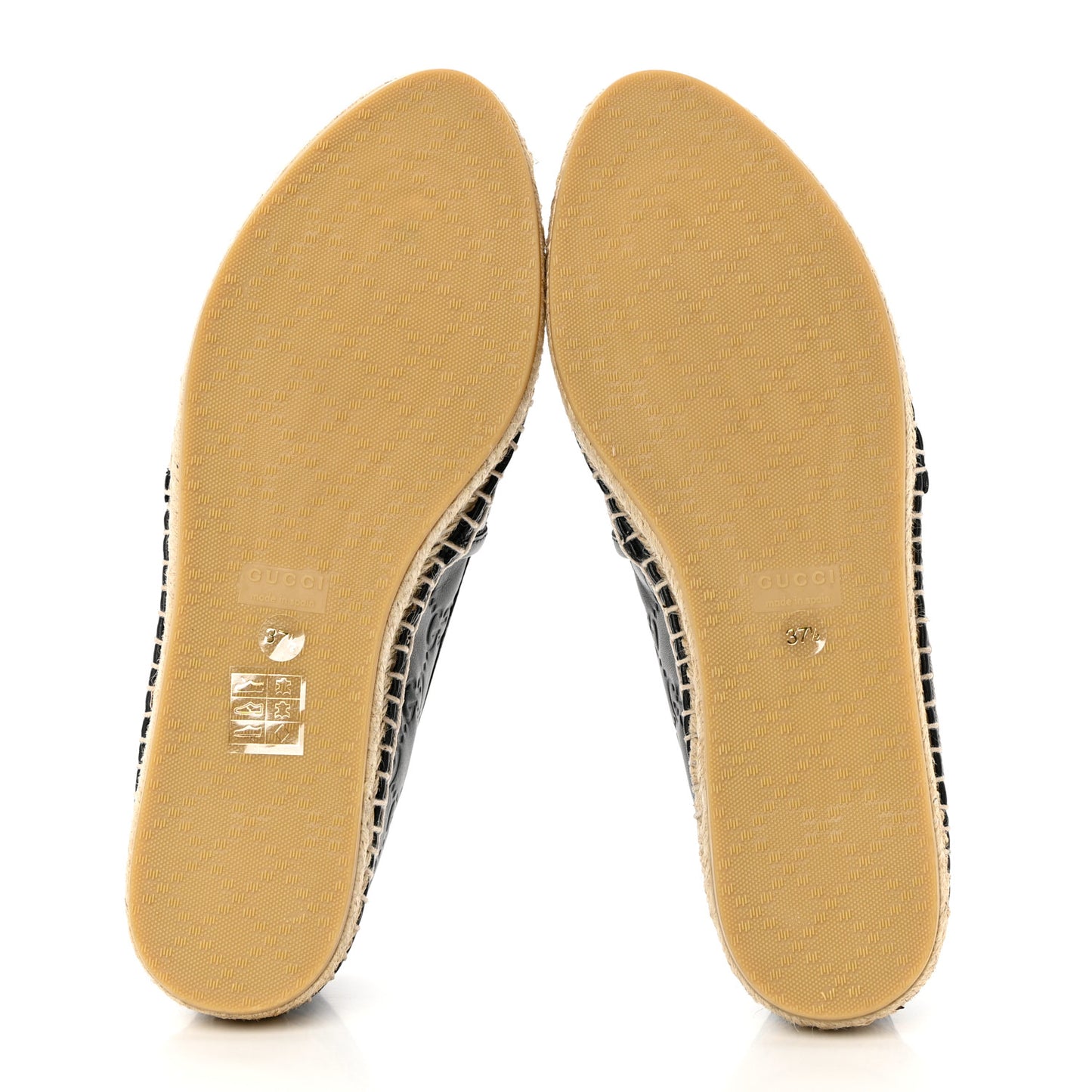 Guccissima Signature Espadrilles 37.5 Black