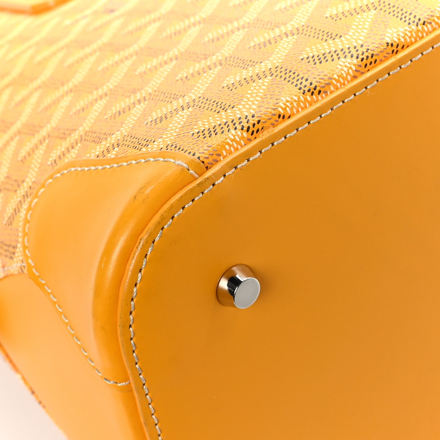 Goyard Goyardine Sac Vendome PM Yellow 9 of 11