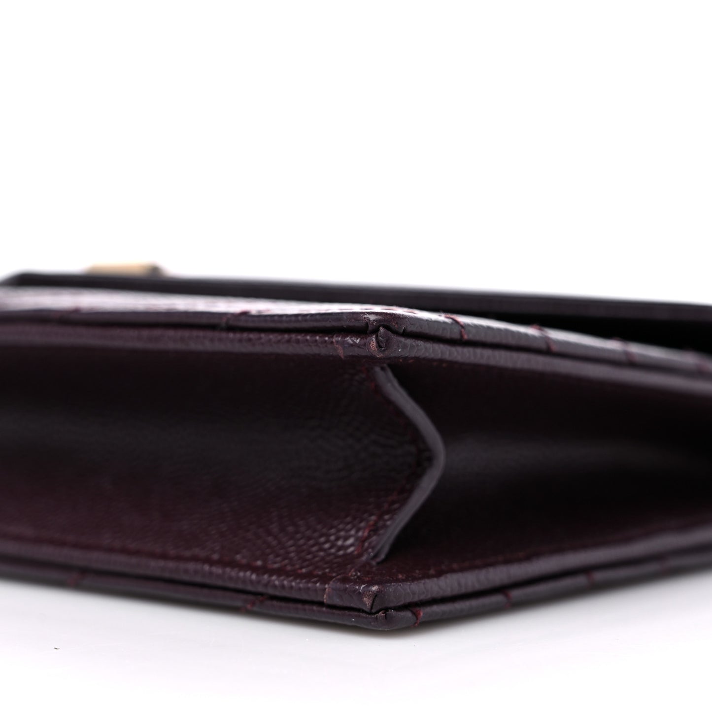 Grain De Poudre Matelasse Chevron Monogram Envelope Chain Wallet Rogue Legion