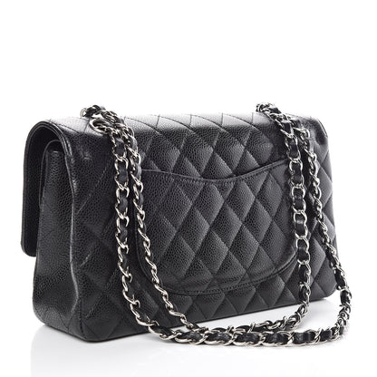 Chanel Caviar Quilted Medium Double Flap Black 3 of 10