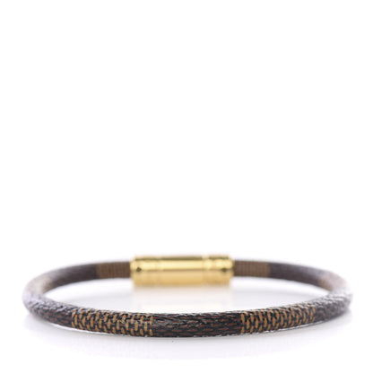 Louis Vuitton Damier Ebene Keep It Bracelet 19 2 of 5