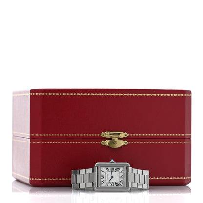 Cartier Stainless Steel 24mm Tank Solo Quartz Watch 5 of 5