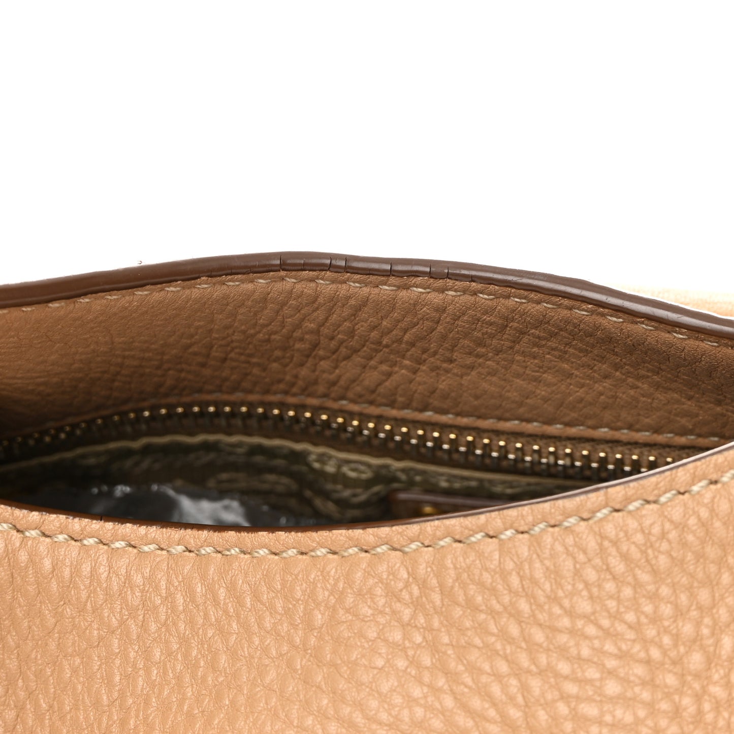 Vitello Daino Pushlock Tote Sughero