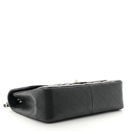 Chanel Caviar Quilted Jumbo Single Flap Black 4 of 11