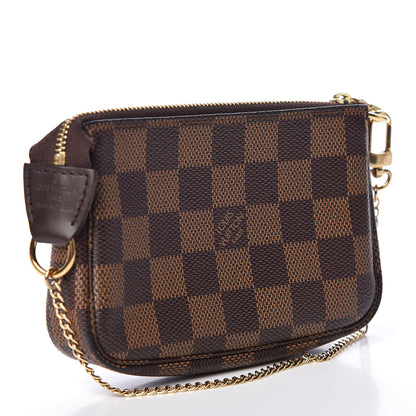Louis Vuitton Damier Ebene Mini Pochette Accessories 3 of 9