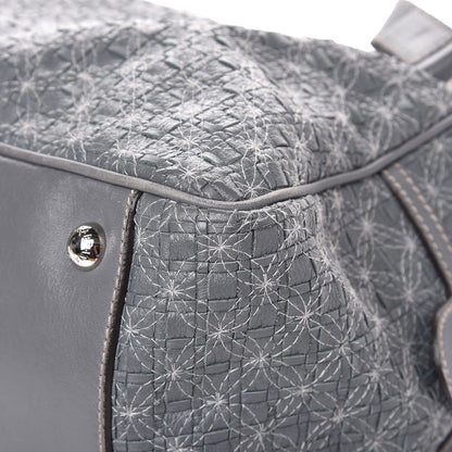 Dolce & Gabbana Woven Calfskin Miss Biz Bowler Grey 9 of 11