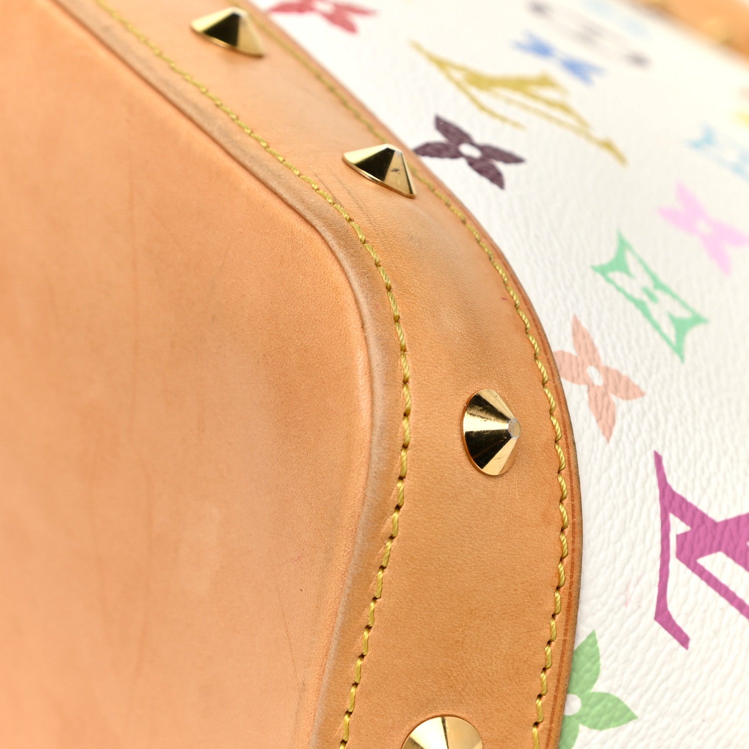 Louis Vuitton Monogram Multicolor Alma White 18 of 21