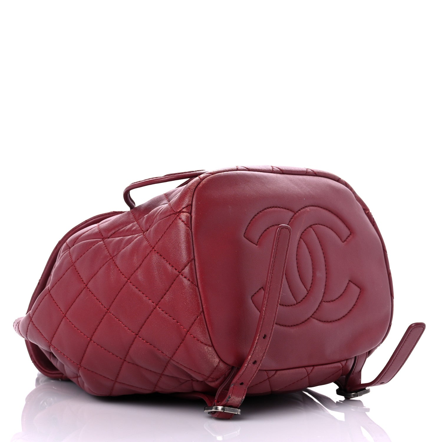 Chanel Lambskin Quilted Daily Supple Backpack Fuchsia 4 of 20