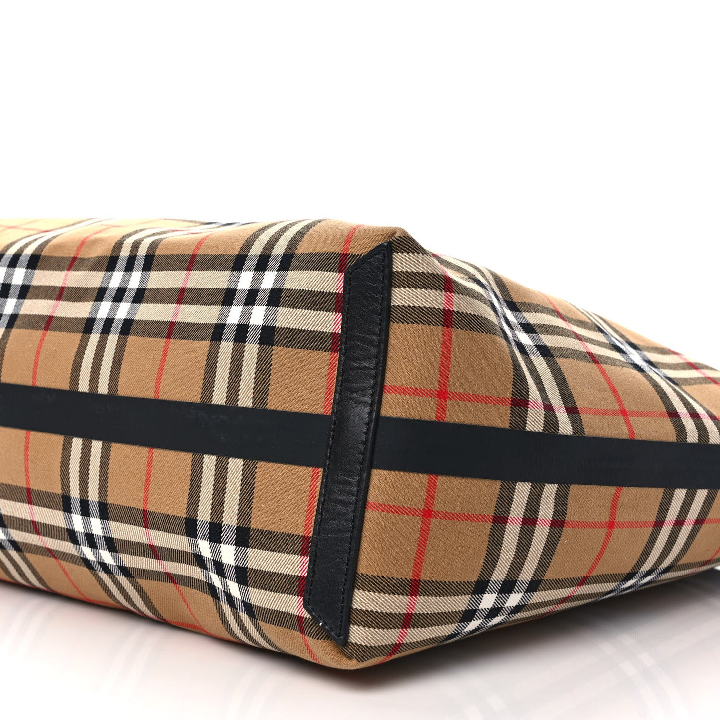 Vintage Check Medium The Giant Reversible Tote Antique Yellow Bright Red