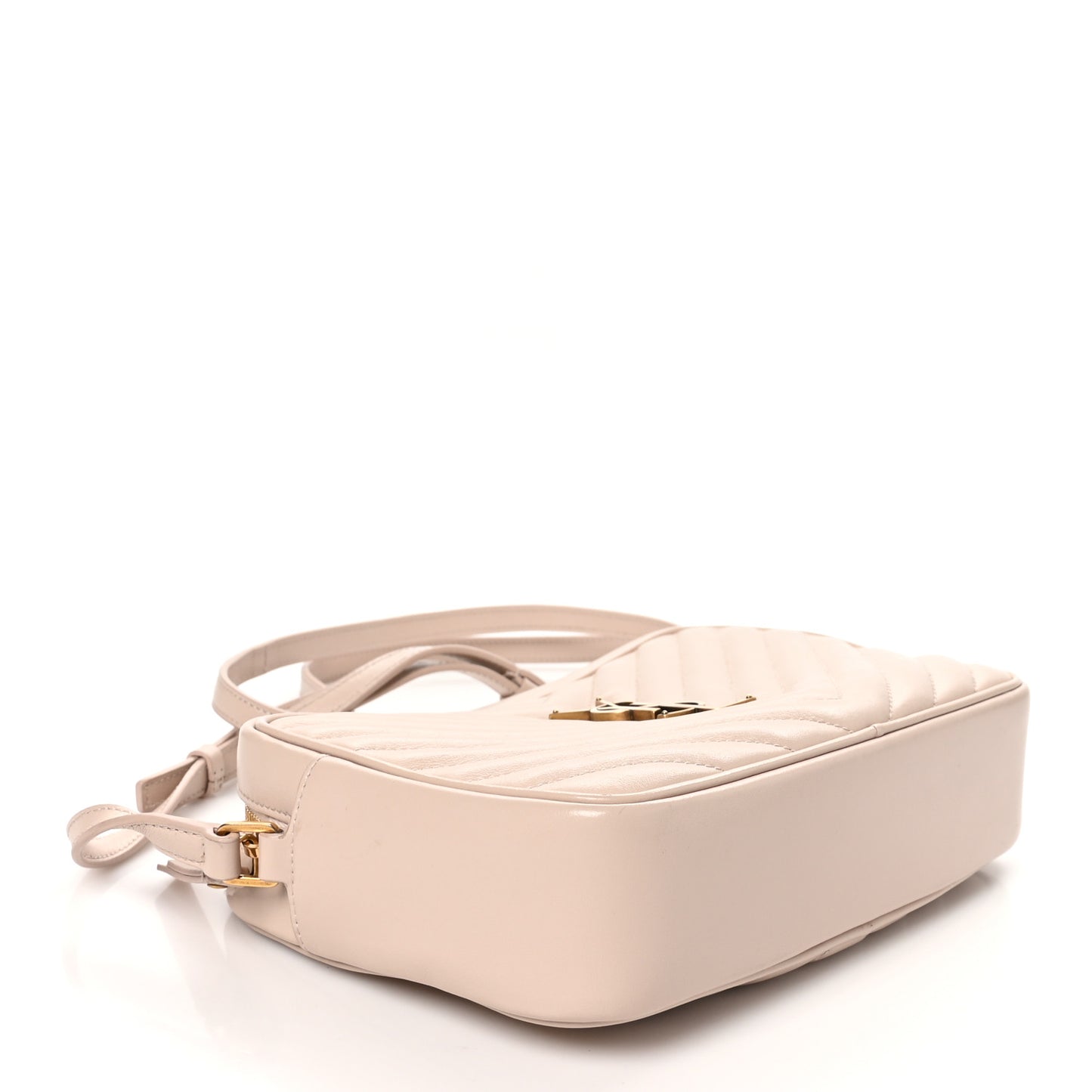 Calfskin Matelasse Monogram Lou Camera Bag Washed Light Pink