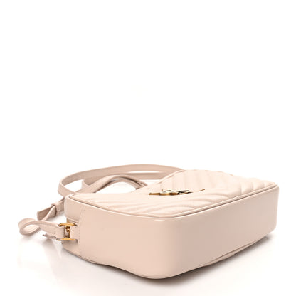 Saint Laurent Calfskin Matelasse Monogram Lou Camera Bag Washed Light Pink 4 of 13