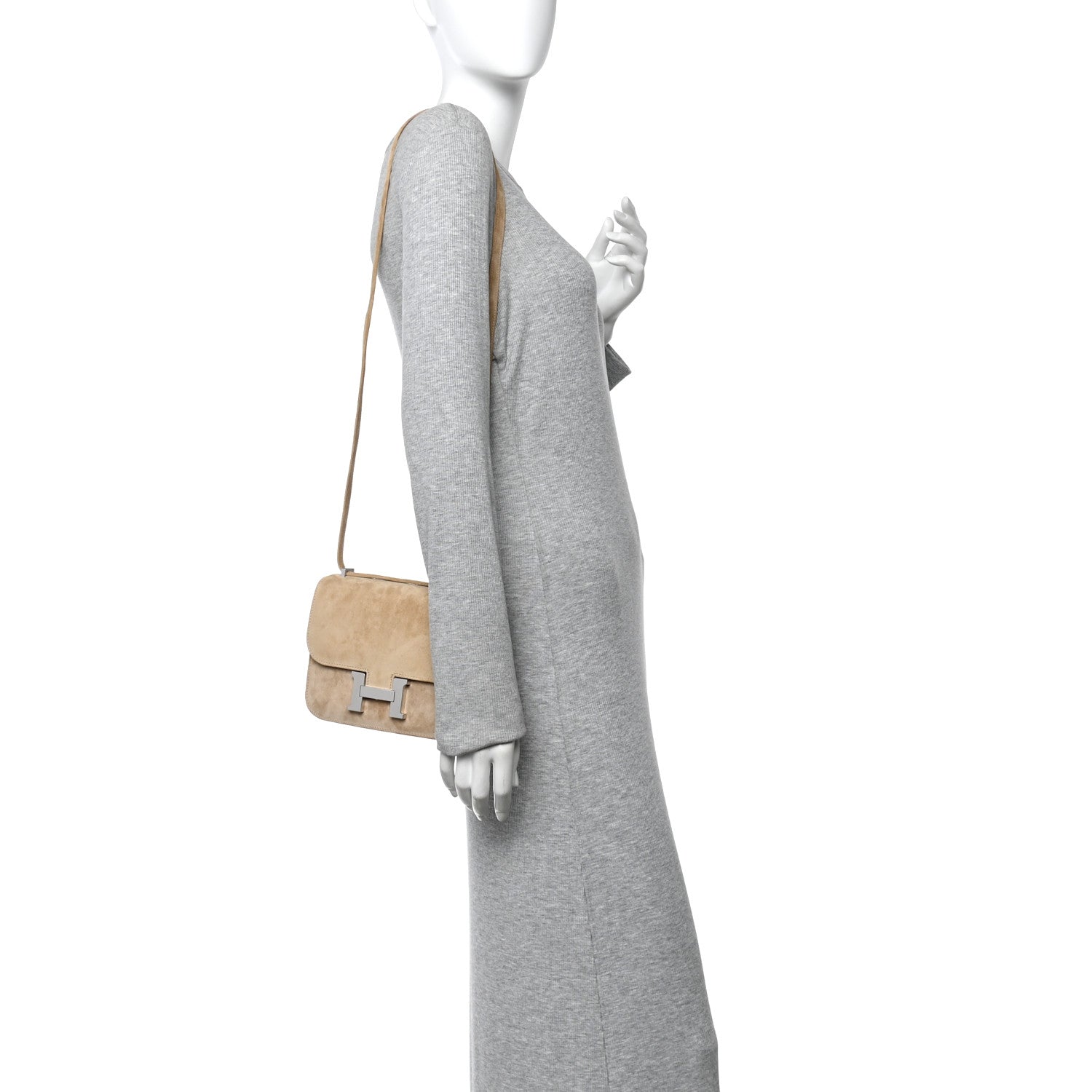 Hermes Veau Doblis Constance 18 Biscuit 2 of 11
