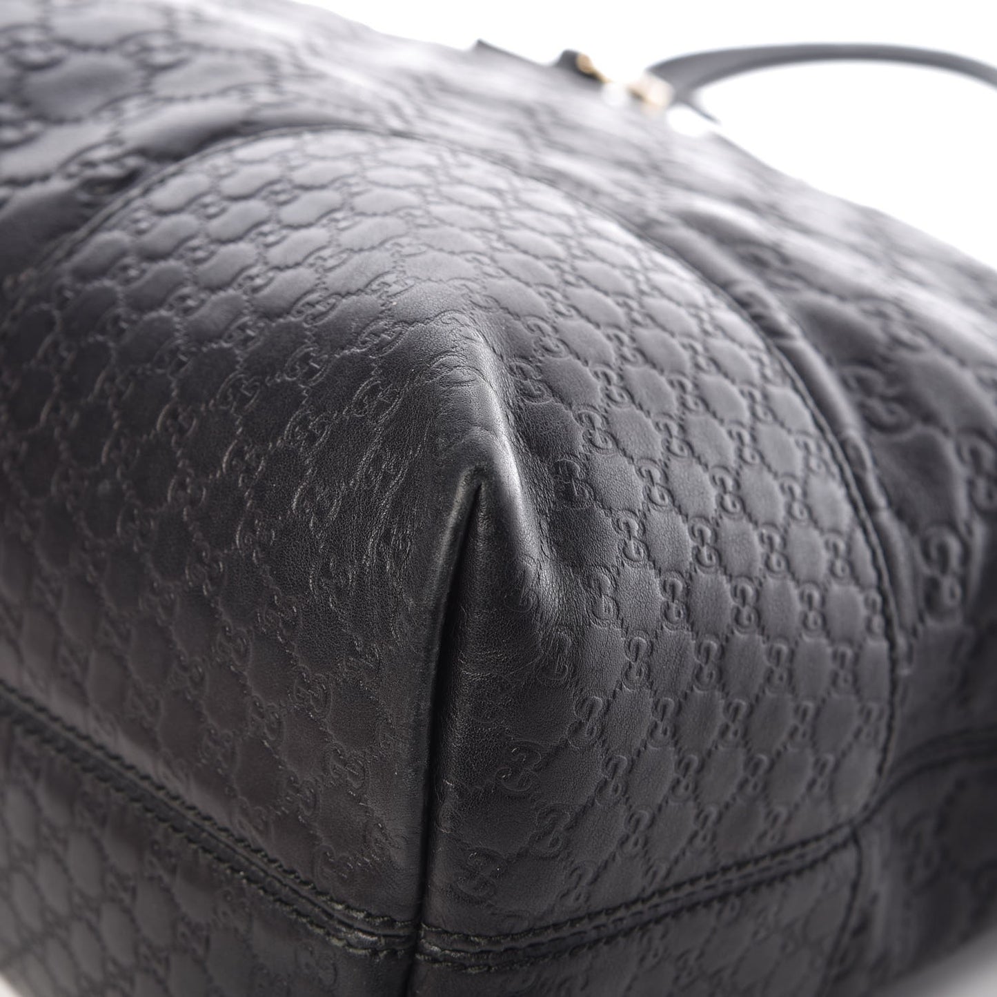 Guccissima Medium Bree Shoulder Bag Black