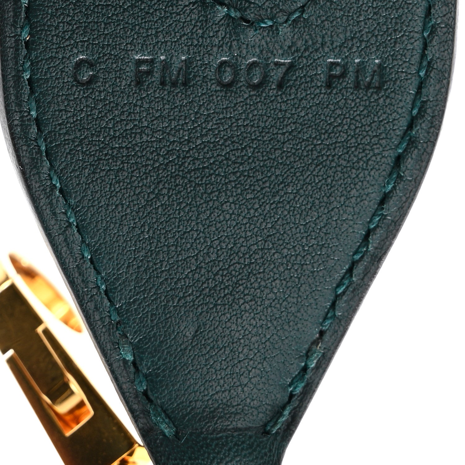 Hermes Swift 38mm Etiquette Shoulder Strap Vert Cypress 4 of 6