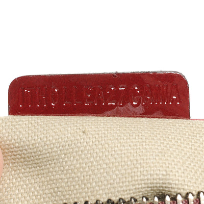 Burberry Nova Check Heart Small Chester Bowling Bag Berry Red 10 of 10