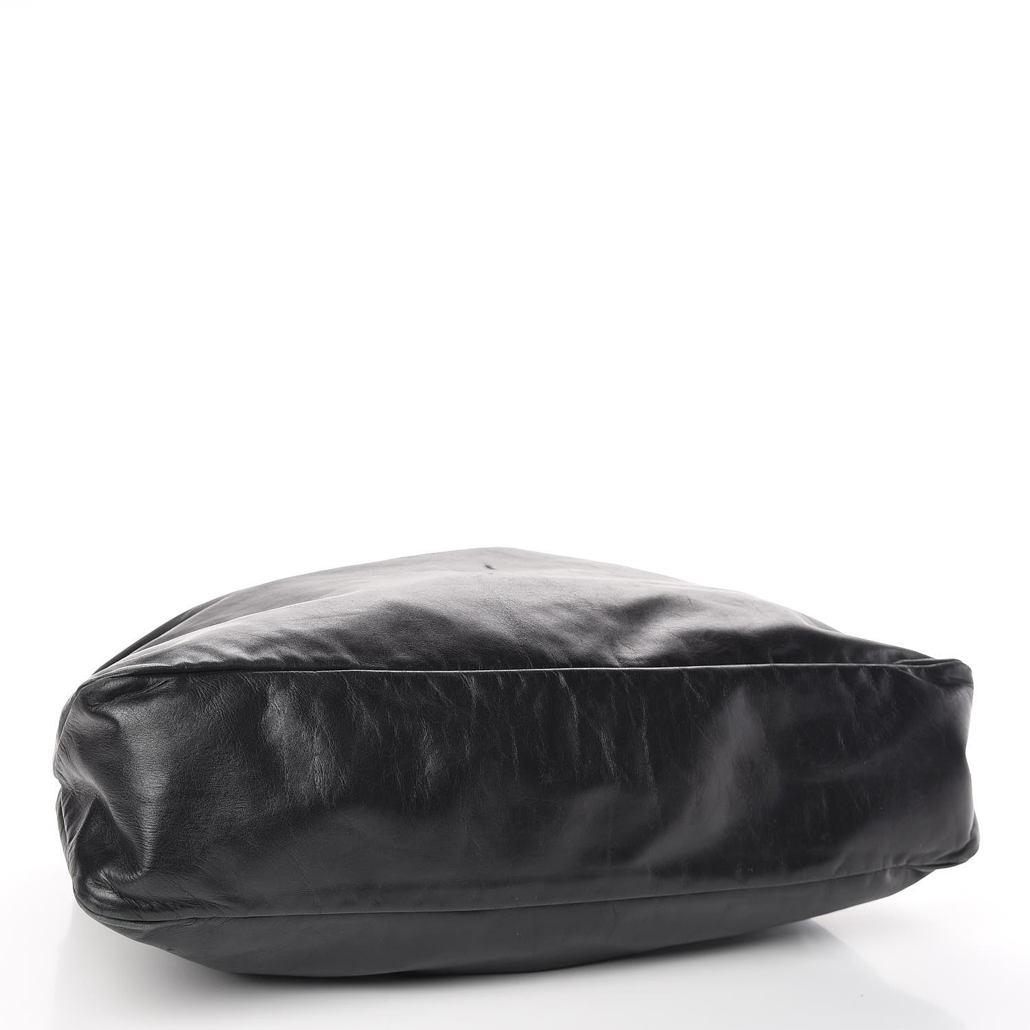 Gucci Calfskin Large Horsebit Chain Hobo Black 4 of 15