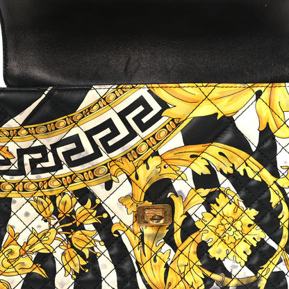 Versace Nappa Barocco Printed Icon Shoulder Bag Black Gold 10 of 13