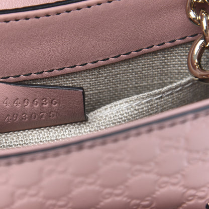 Gucci Microguccissima Mini Emily Shoulder Bag Soft Pink 7 of 10