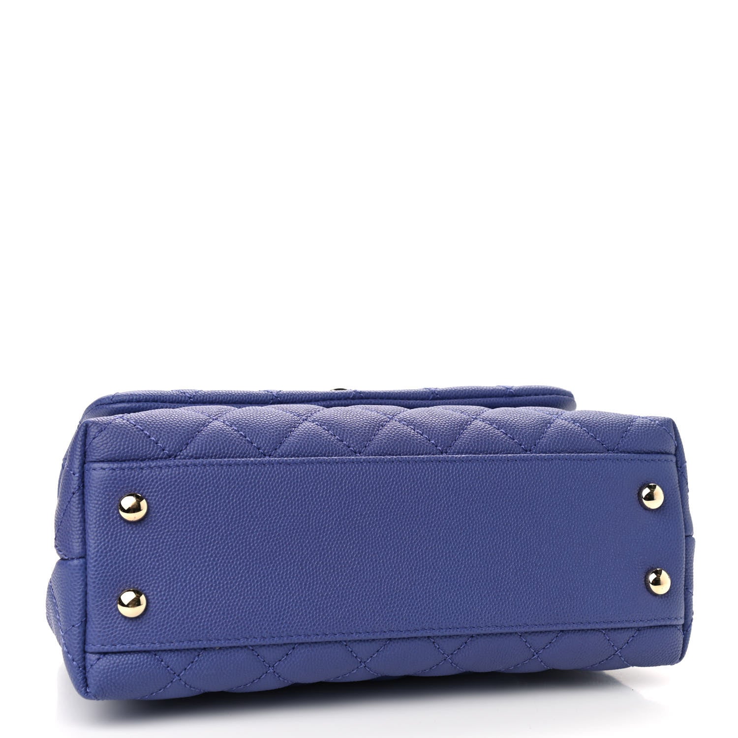 Chanel Caviar Quilted Mini Coco Handle Flap Purple 4 of 9