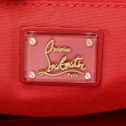 Christian Louboutin Rabbit Fur Miss Loubi Clutch Denim Blue Ecru 6 of 9