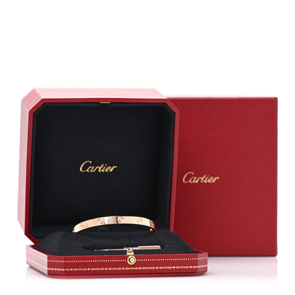 Cartier 18K Pink Gold LOVE Bracelet 18 7 of 7