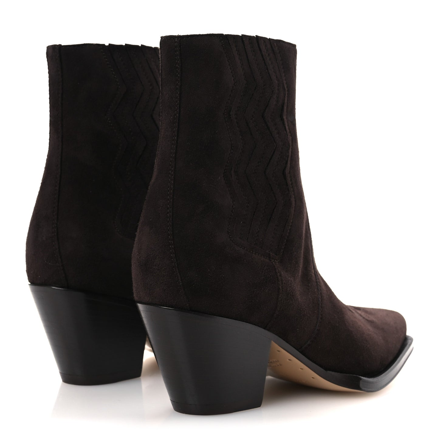 Suede Womens Vegas Ankle Boot 38.5 Marron Ebene