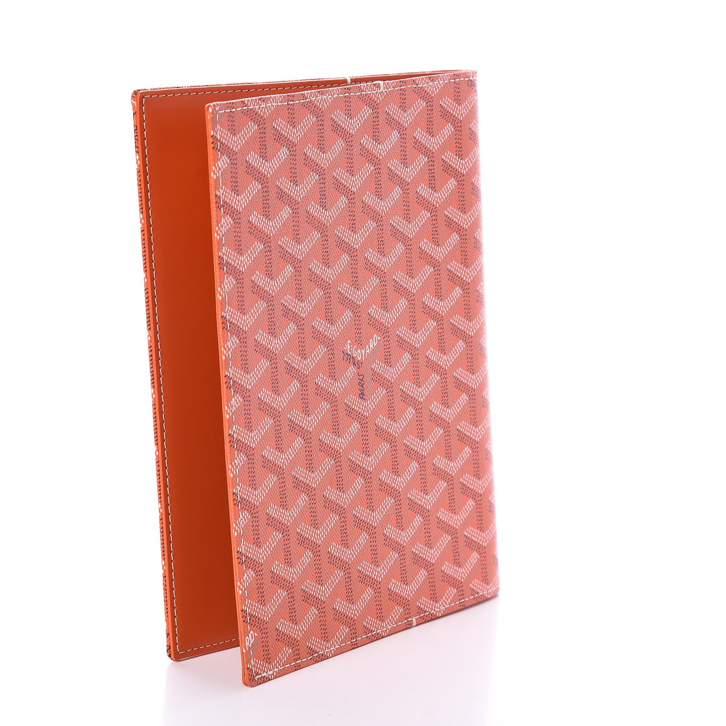 Goyardine Agenda Cover Orange