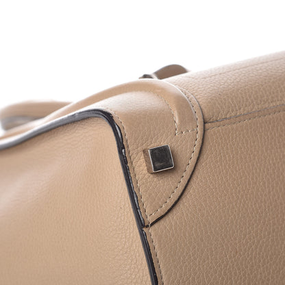 Celine Drummed Calfskin Micro Luggage Dune 9 of 14