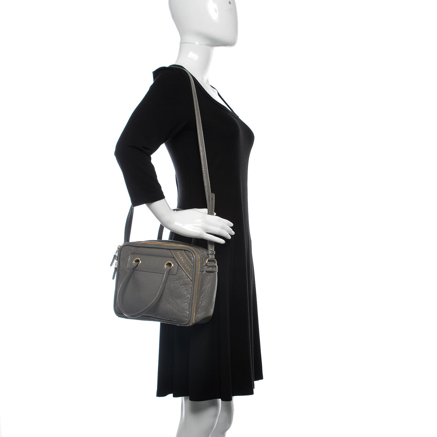 Agneau S Blanket Square Tote Gris Fumee
